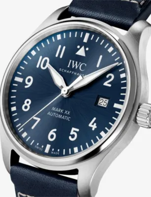 IWC Pilot’s 40mm Mark XX Stainless Steel Automatic Watch detail 2