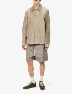 RICK OWENS Brad Suede Jacket detail 2