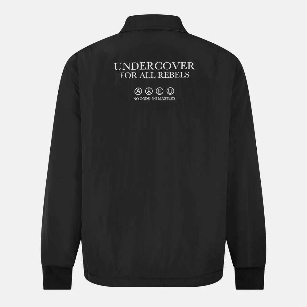 Undercover Men's Snap Button Ribbed Coach Jacket detail 2
