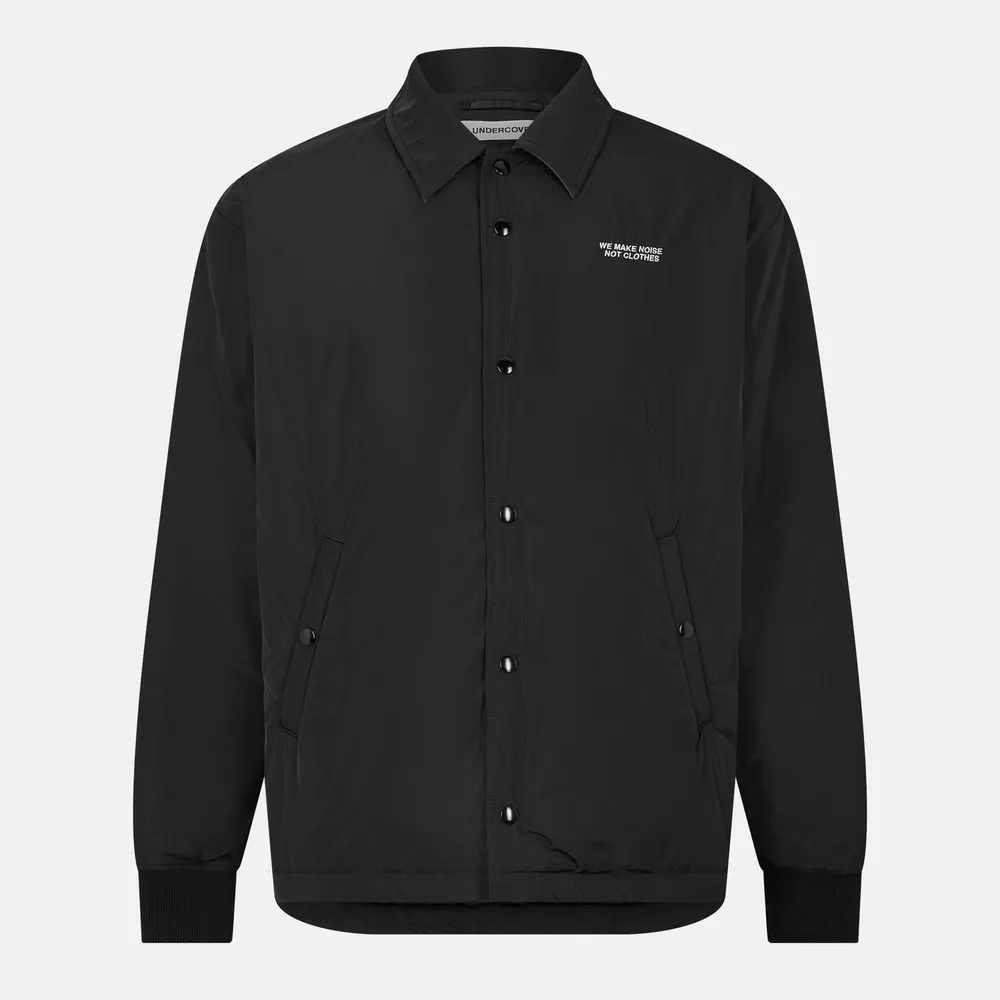 Undercover Men's Snap Button Ribbed Coach Jacket