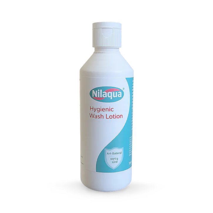 Nilaqua Hygienic Wash Lotion, Hair & Body Wash With Anti Bacterial Properties for Sensitive Skin, Hospitals, Care Homes