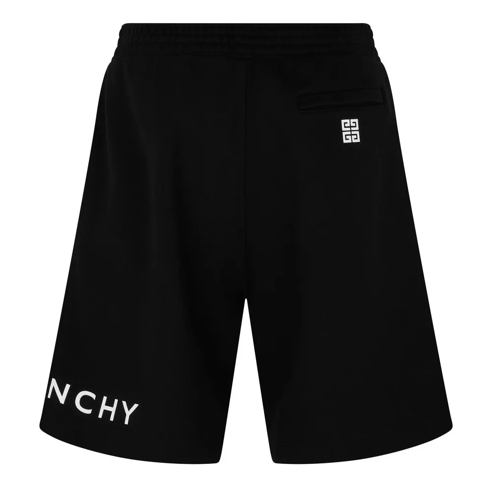 GIVENCHY Men's GIV Boxy Fit Fleece Jogger Shorts detail 2