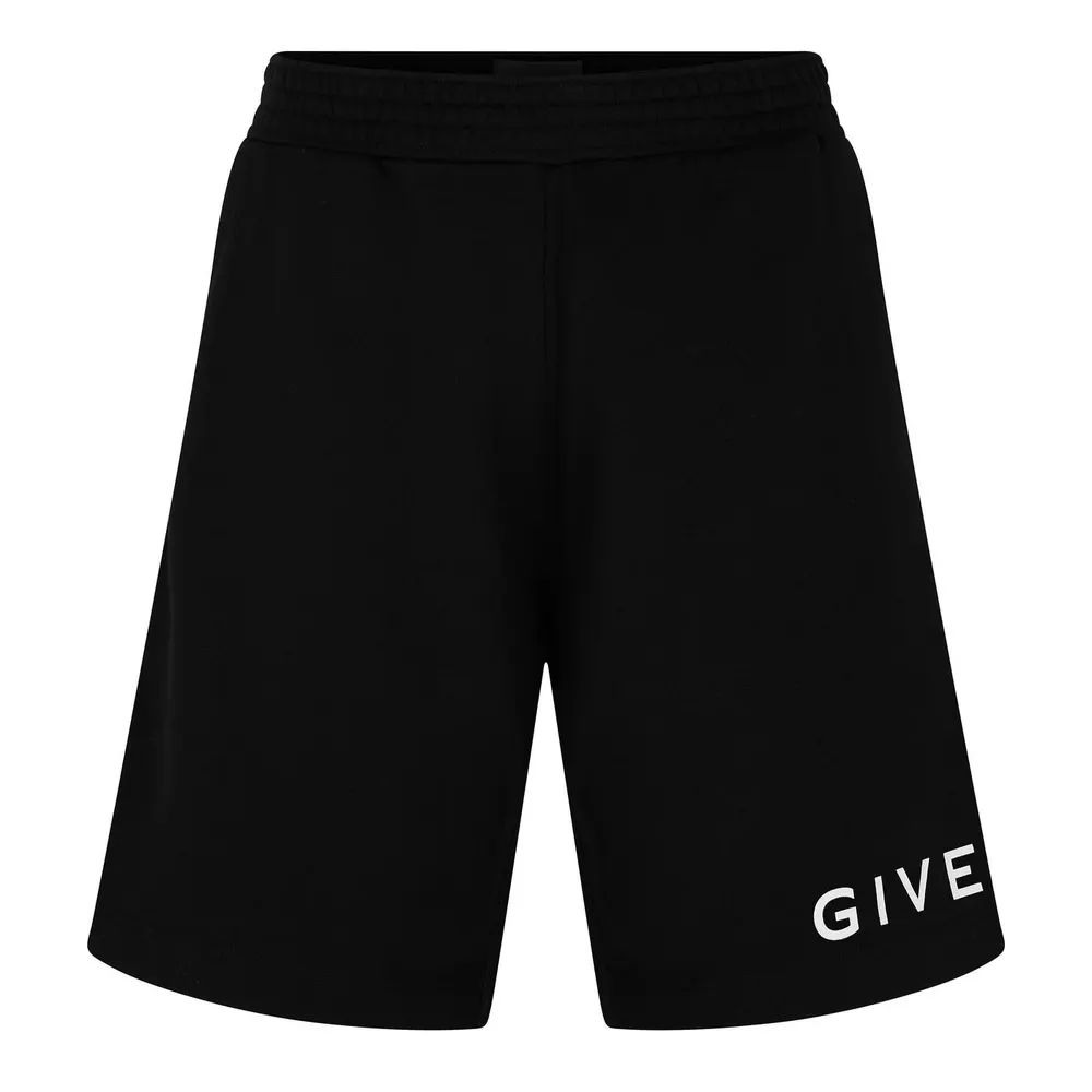 GIVENCHY Men's GIV Boxy Fit Fleece Jogger Shorts