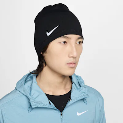 Nike Peak Dri-FIT Running Beanie - Black/Silver in Black/Silver – Nike men's and unisex