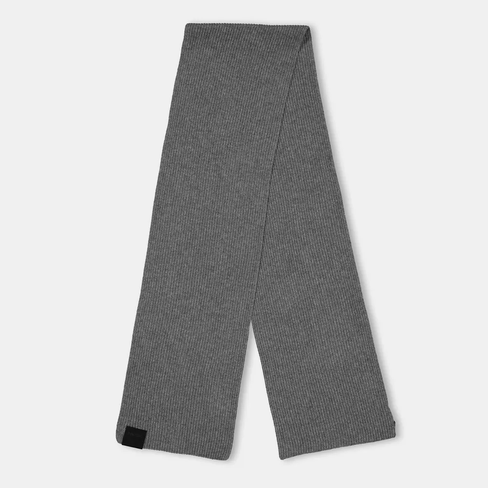 Tom Ford Men's Midweight Scarf in Light Charcoal – Accessories