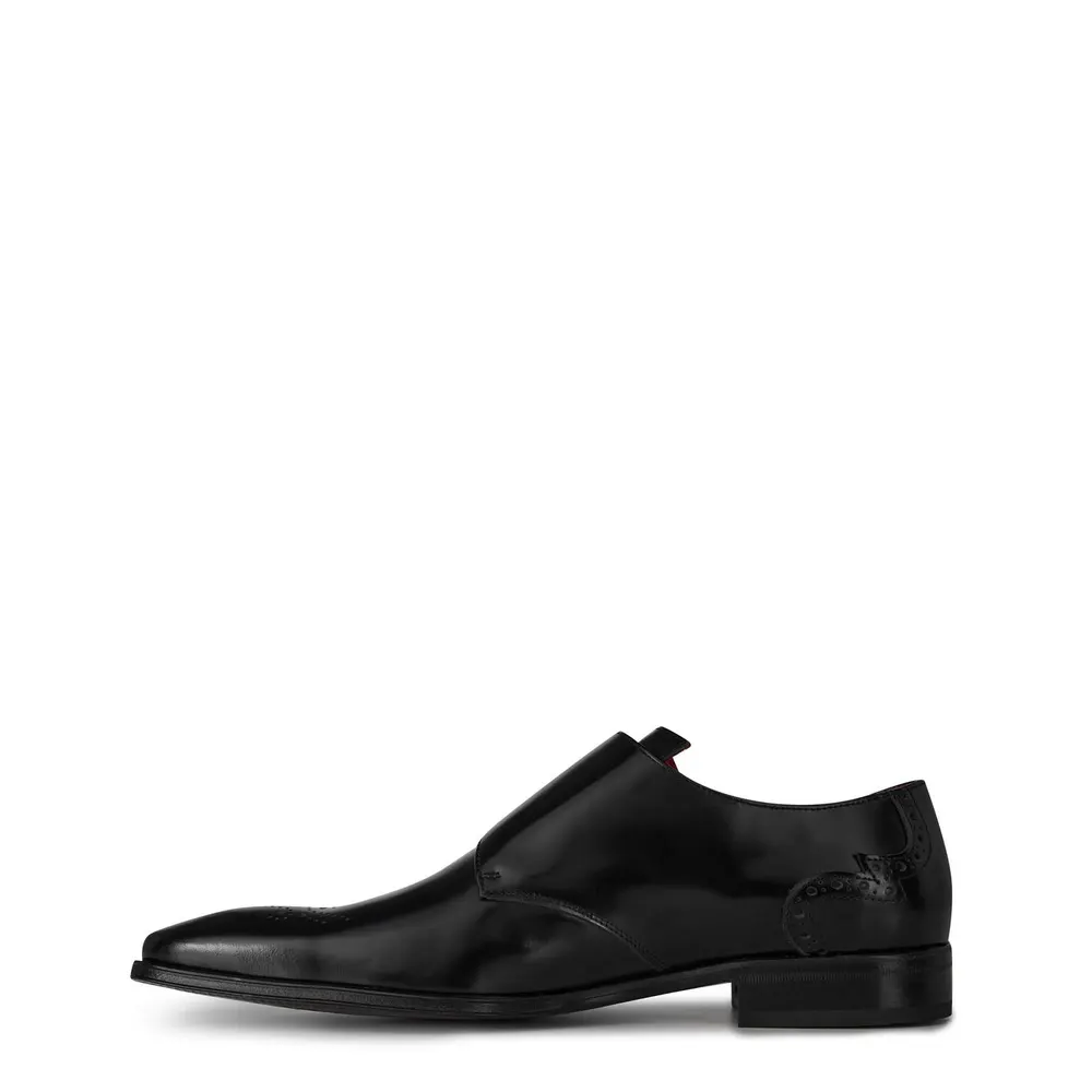 Jeffery West Scarface Monk Shoes in Black, additional product view 2