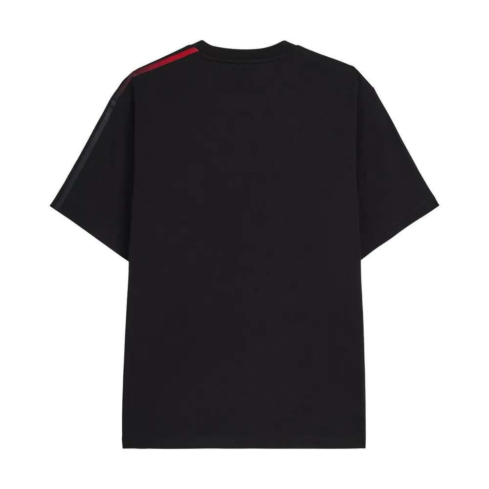 Y3 Gradient 3 Stripes Tee in Black, additional product view 2