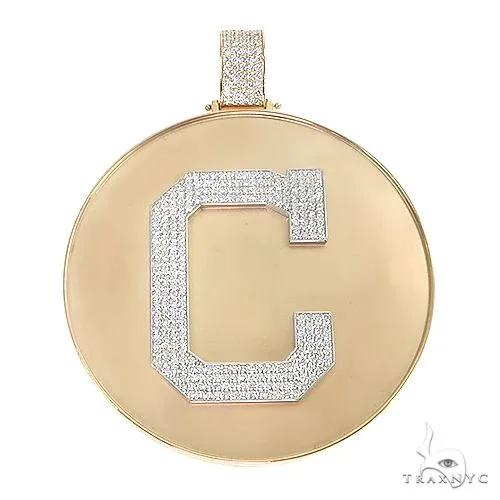 RINA - For Him CUSTOM Custom Made Medallion 'C' Pendant 66841 in Rose Gold – Pendant