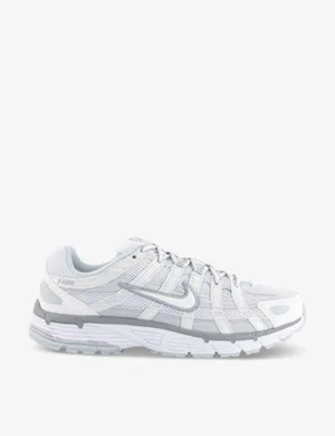 For Him P-6000 chunky-sole leather and mesh low-top trainers - 7.5 in MATALIC SUMMIT WHITE WHI – Mens | Trainers | Lace up trainers