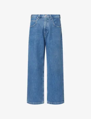 AGOLDE Grover Wide-Leg Straight Denim Jeans