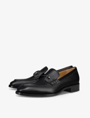 CHRISTIAN LOUBOUTIN Chambelimoc Calf-Leather Derby Shoes - EUR 43.5 / 9.5 UK MEN in BLACK, additional product view 3