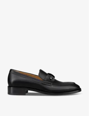 CHRISTIAN LOUBOUTIN Chambelimoc Calf-Leather Derby Shoes - EUR 43.5 / 9.5 UK MEN in BLACK – Mens | Smart shoes | Derby shoes