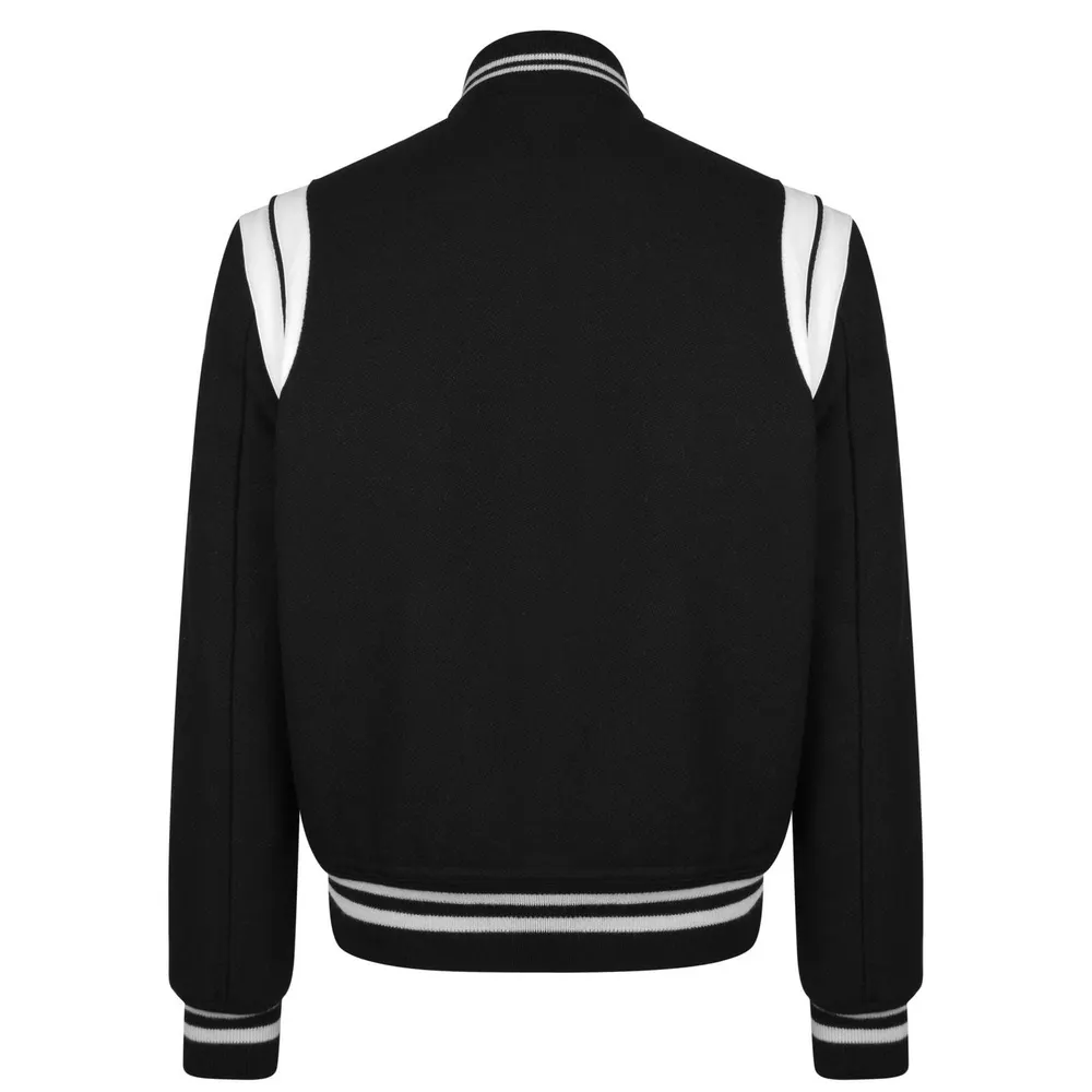 Saint Laurent Men's Wool Long Sleeve Teddy Coat detail 2