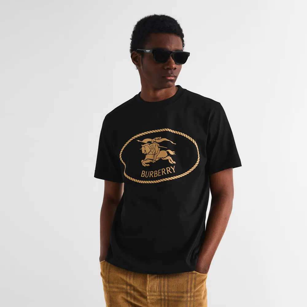 Burberry Men's Burb Seth Stamp T-Shirt detail 3