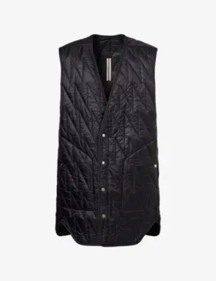 RICK OWENS Larry Longline Padded Vest