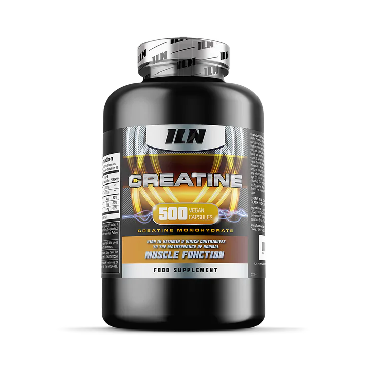 Iron Labs Nutrition Creatine Capsules - 5,200mg Creatine Monohydrate per Serving Plus ALA - 500 Vegan Capsules