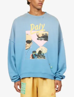 PALY HOLLYWOOD Paly Still Life Crewneck Cotton Jumper - XS/S detail 3
