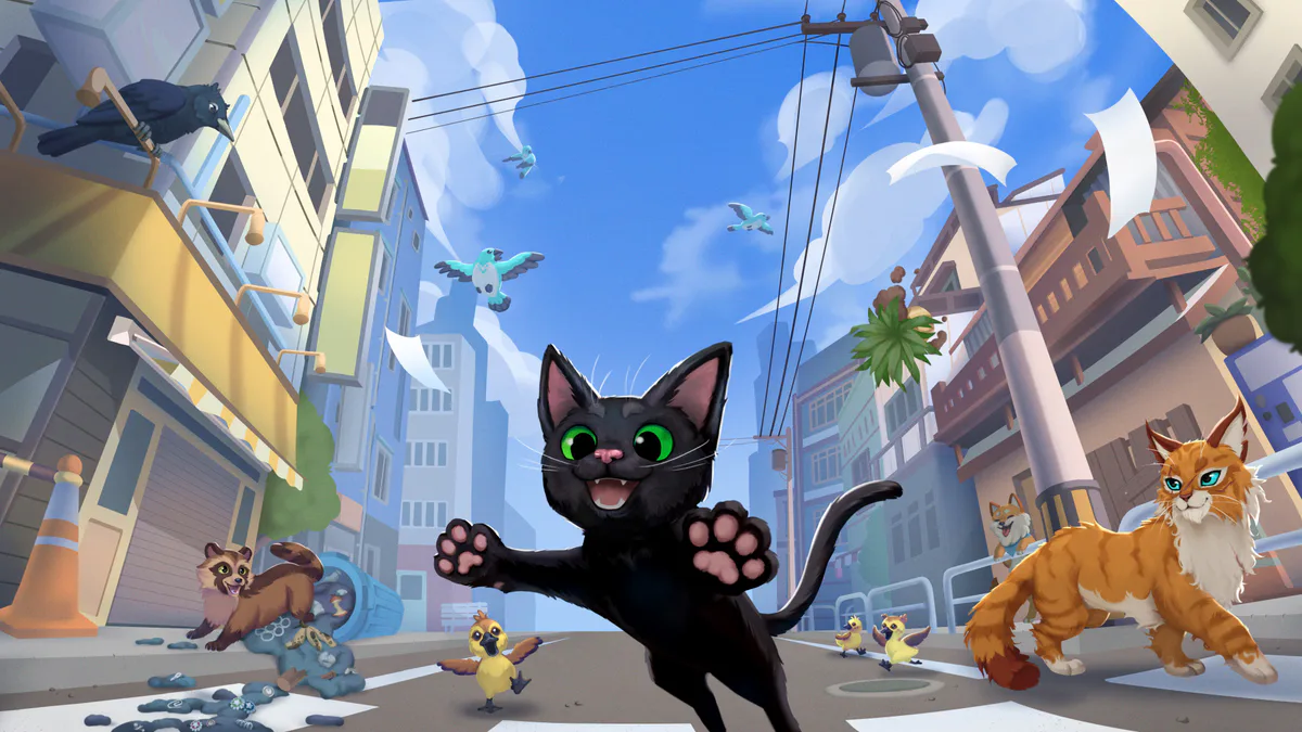 Double Dagger Studio Little Kitty, Big City in Digital, additional product view 3