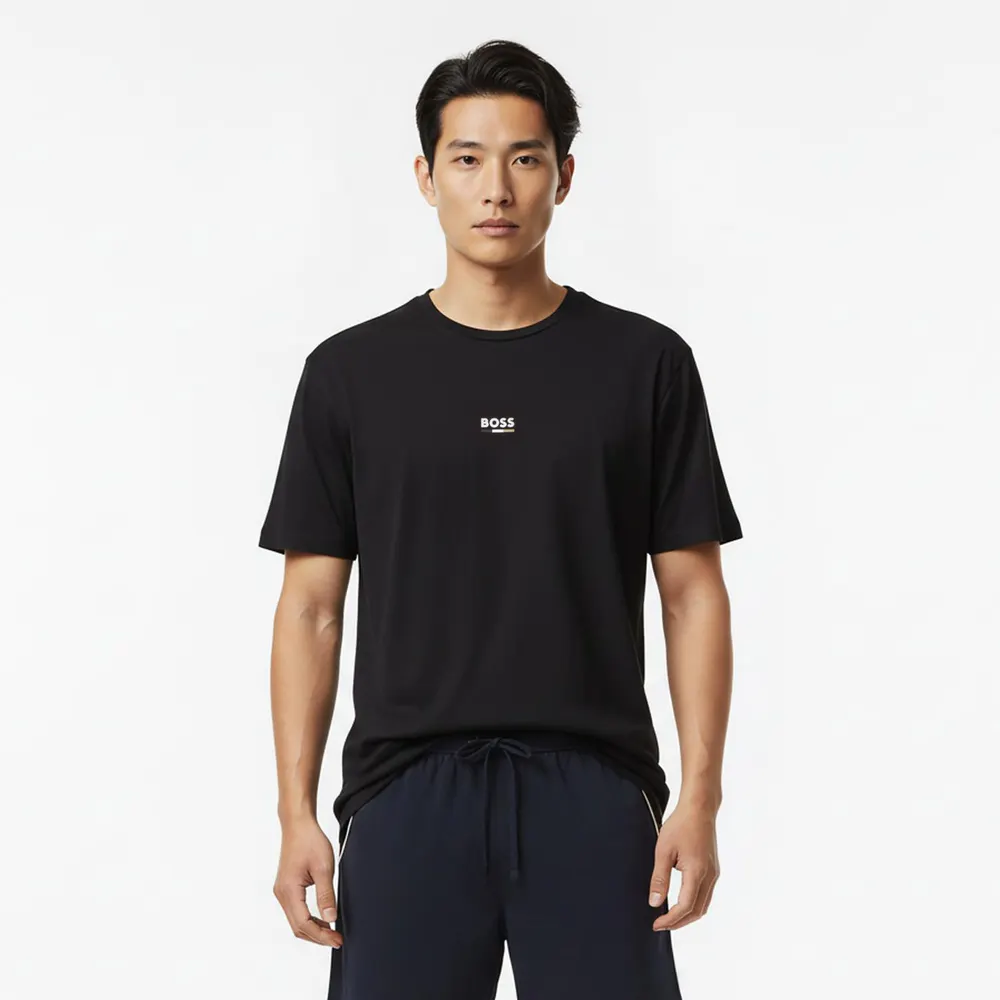 Boss Mens BOSS Bodywear Short Sleeve T-Shirt with Logo Detail detail 3