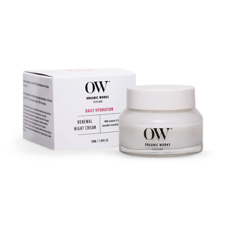 Organic Works Renewal Night Cream 50ml – Beauty > Skincare > Face Care > Night Cream