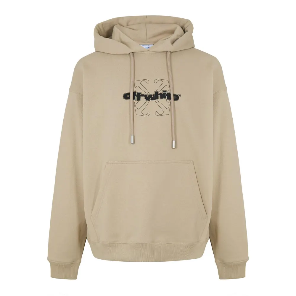 Off White Men's Fortune Arrow Sketch Pull Over Hoodie