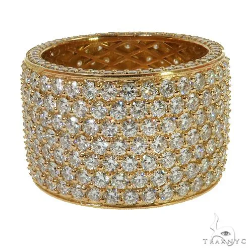RINA - For Him CUSTOM 18K Gold Eternity Diamond Ring 67703 in Rose Gold / 11 – Ring