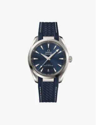 OMEGA 220.12.38.20.03.001 Seamaster Aqua Terra steel and rubber automatic watch