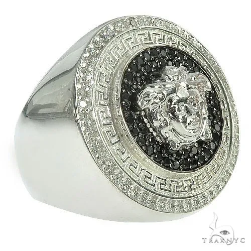 MARYAM - For Him SILVER .925 Silver Light Medusa Diamond Ring 66463 in 8.5 – Ring