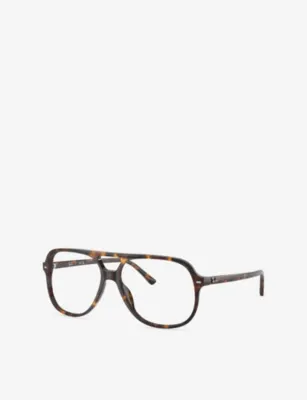 RAY-BAN RB5698 Square-Frame Tortoiseshell Acetate Optical Glasses detail 3
