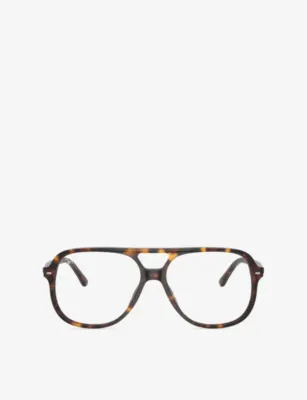 RAY-BAN RB5698 Square-Frame Tortoiseshell Acetate Optical Glasses