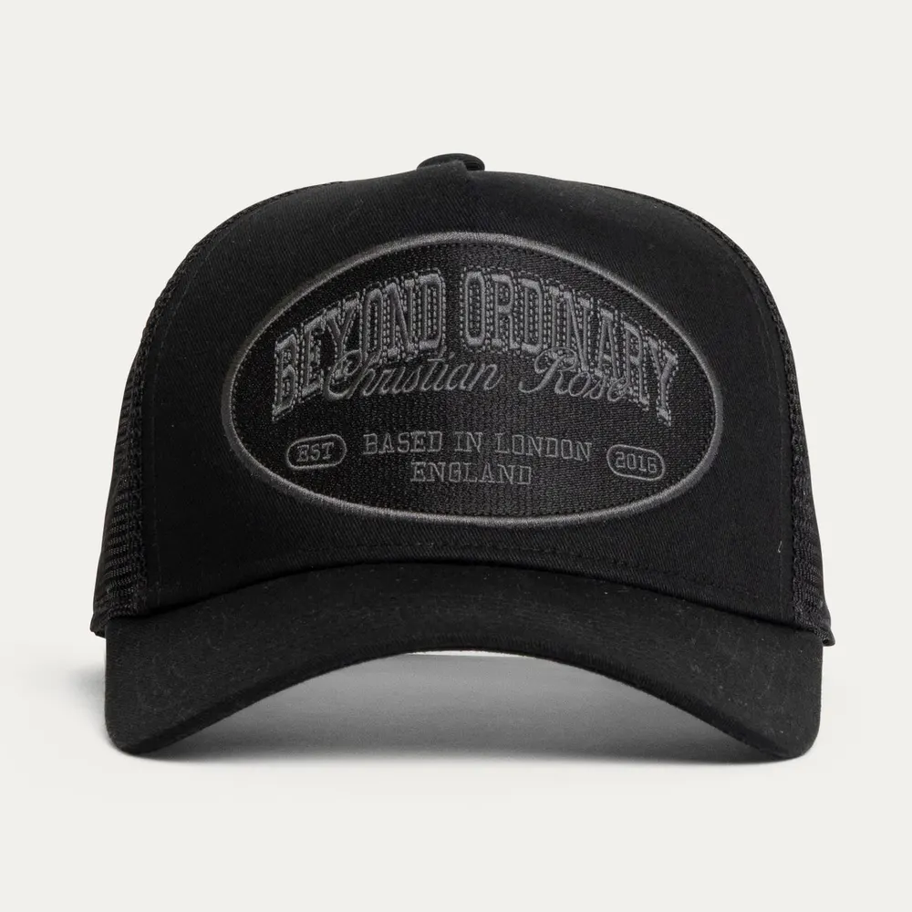 Christian Rose Beyond Ordinary Trucker Cap detail 2