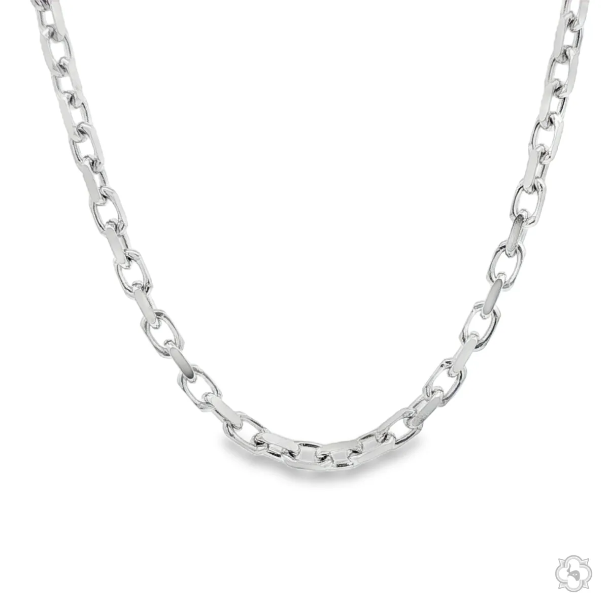JALGAS - GOLDEN MOON .925 Silver Anchor Chain 2.9mm 71262 in 18 Inches – Chain