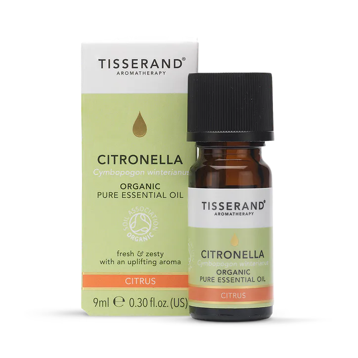 Tisserand Citronella Organic Pure Essential Oil 9ml