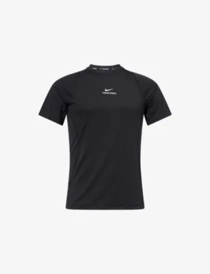 For Him Nike Pro Logo-Print Woven T-Shirt