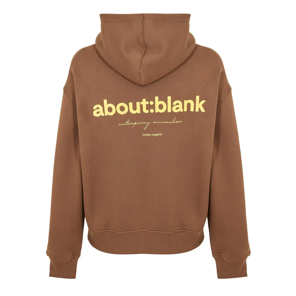 about:blank Mens Box Logo Hoodie detail 2