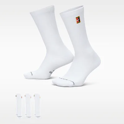 Nike Everyday Elevated Crew Socks (3 Pairs) - Multi-Colour in Multi-Colour – Nike men's and unisex