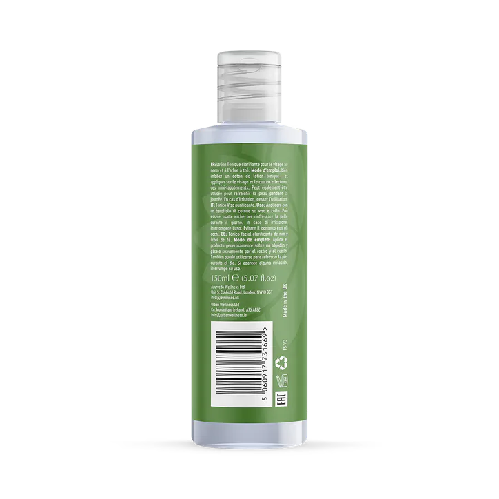 Ayumi Neem & Tea Tree PHA Toner, Facial Toner for Oily Skin with Witch Hazel, Balancing and Clarifying Formula 150ml detail 2