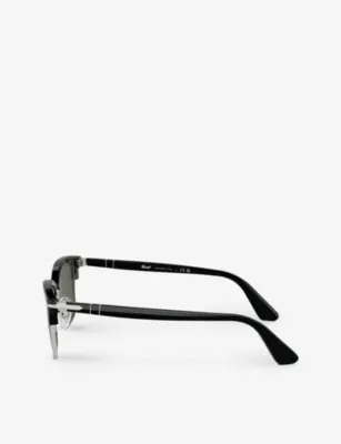PERSOL PO3327S rectangle-frame acetate sunglasses detail 3