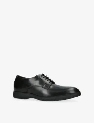 LOAKE Irwin Leather Oxford Shoes - EUR 43 / 9 UK MEN in BLACK, additional product view 3