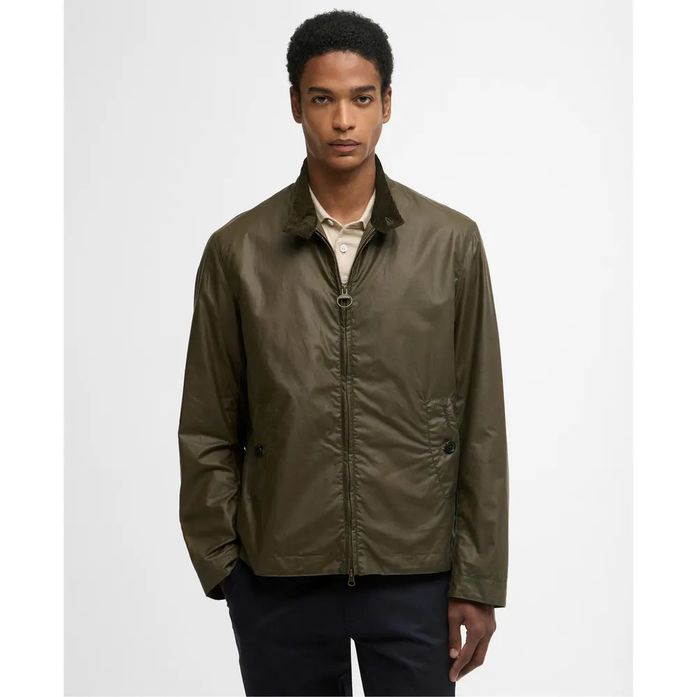 Barbour Mens Tyneside Wax Jacket detail 2