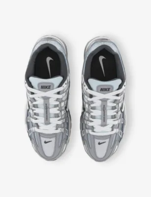 For Him P-6000 Woven and Leather Low-Top Trainers - 10 in METALLIC SILVER SUMMIT W, additional product view 2