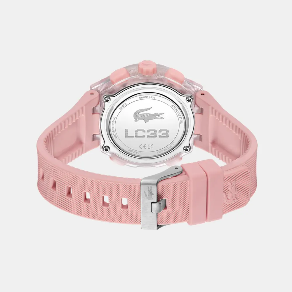 Lacoste Watches Mens LC33 Silicone Strap Watch detail 2
