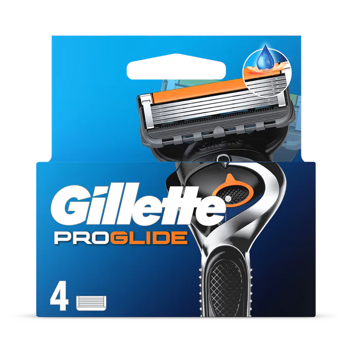 Gillette ProGlide Razor Refills for Men, 4 Razor Blade Refills