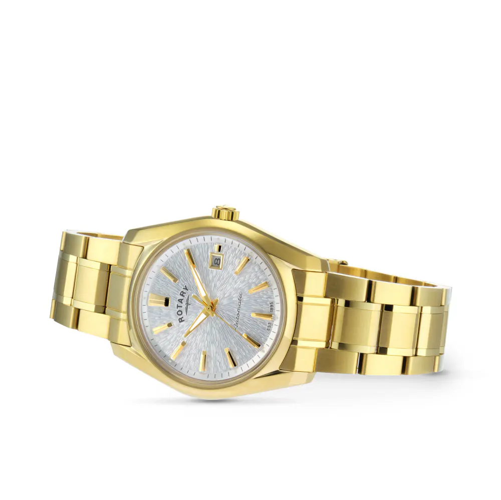 Rotary Lumen 40mm Mens Watch White in White, additional product view 3