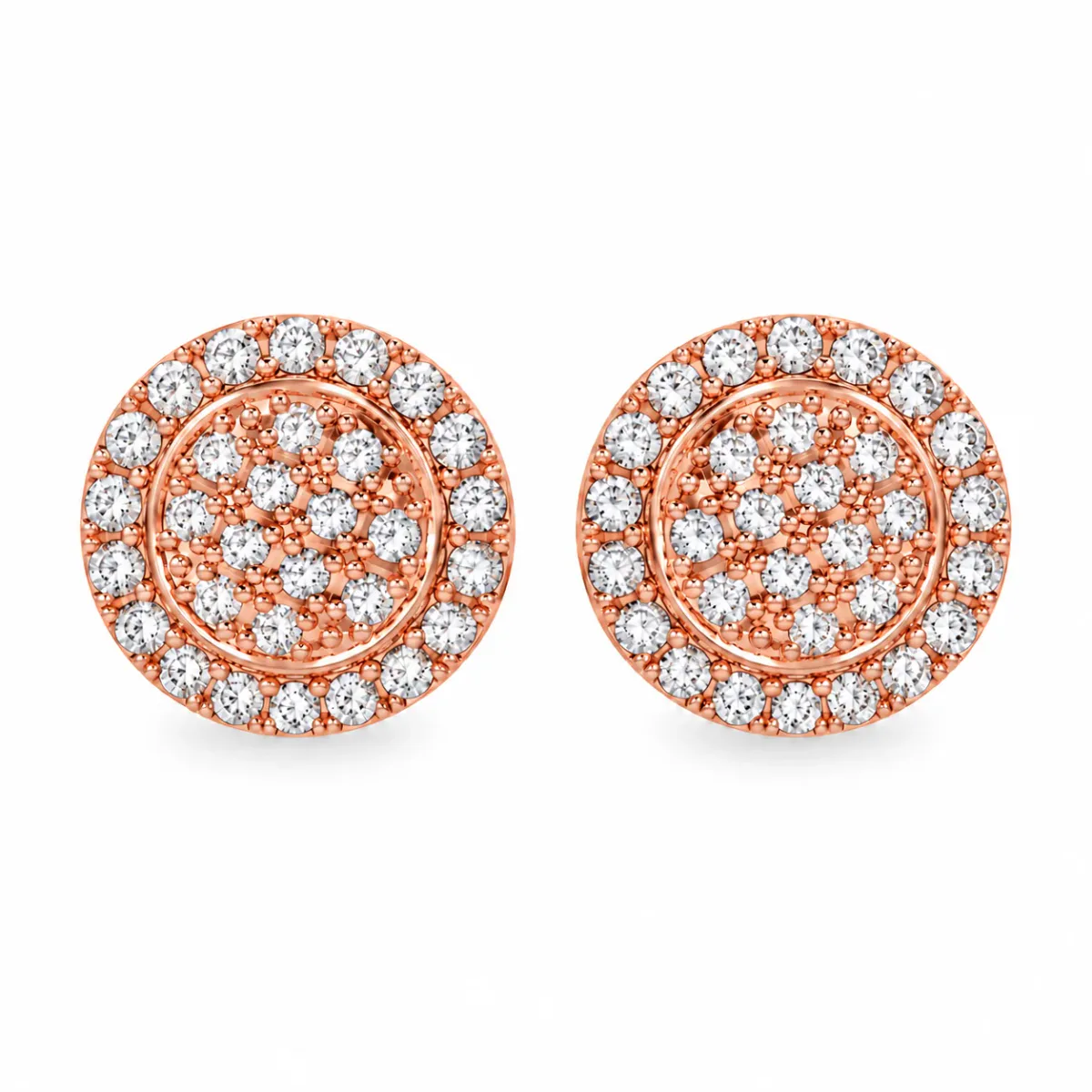 RINA - For Him FACTORY Diamond Earrings 10867 in Rose Gold – Earrings