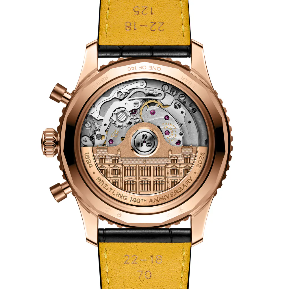 Breitling Navitimer B19 Chronograph 140th Anniversary 43mm Mens Watch in Gold, additional product view 2