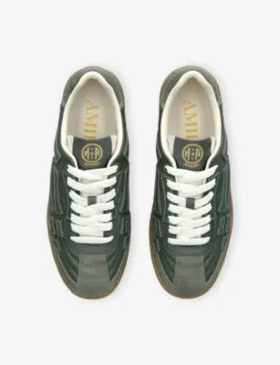 AMIRI Pacific Leather Trainers - EUR 43 / 9 UK MEN in MID GREEN, additional product view 2