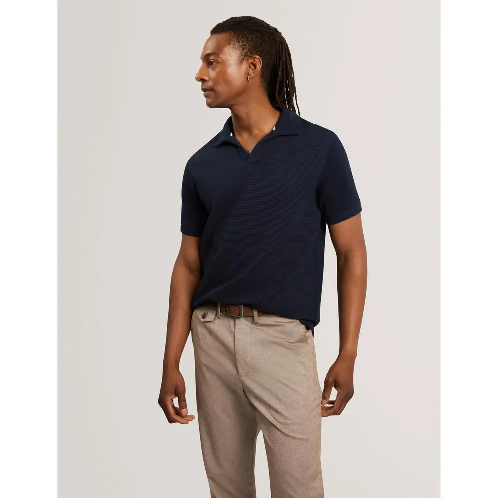 Ted Baker Men's Waffle Short-Sleeve Polo Shirt