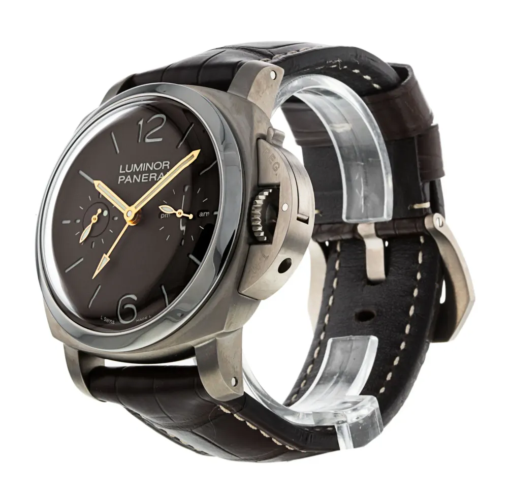 Panerai Luminor Tourbillon GMT PAM00306 — 2012 — Very good in Brown Baton, additional product view 2