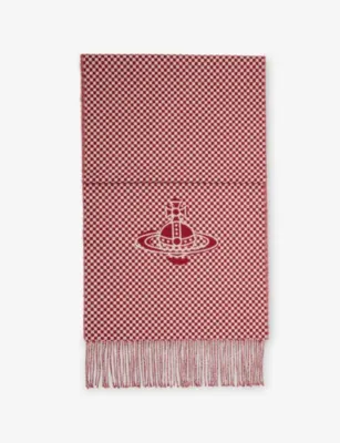 VIVIENNE WESTWOOD Checkmate Wool Scarf
